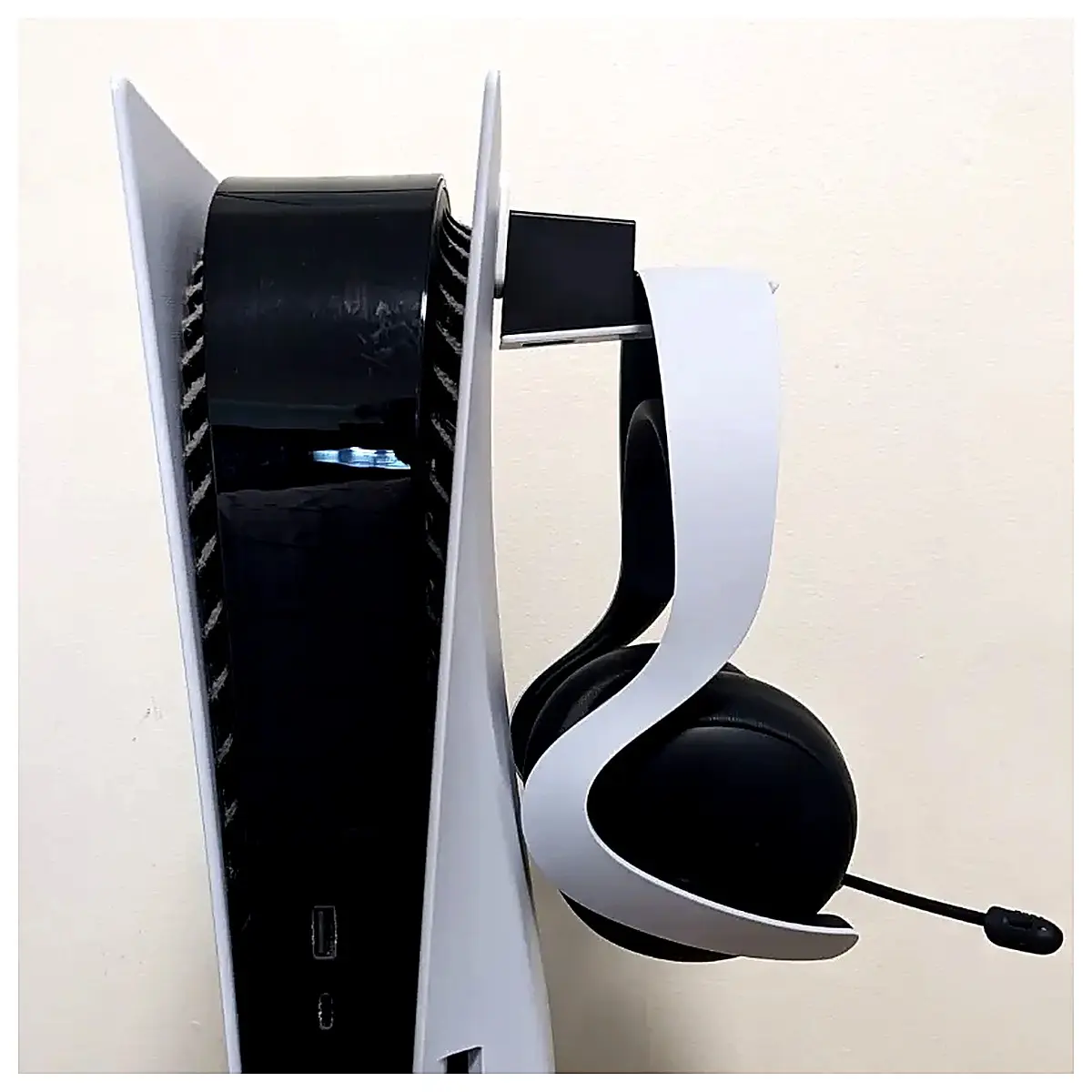 PS5 Pulse Elite Headset Mount Adapter Gaming Accessory Extension Arm Compatible with PS5 Controller Game Storage