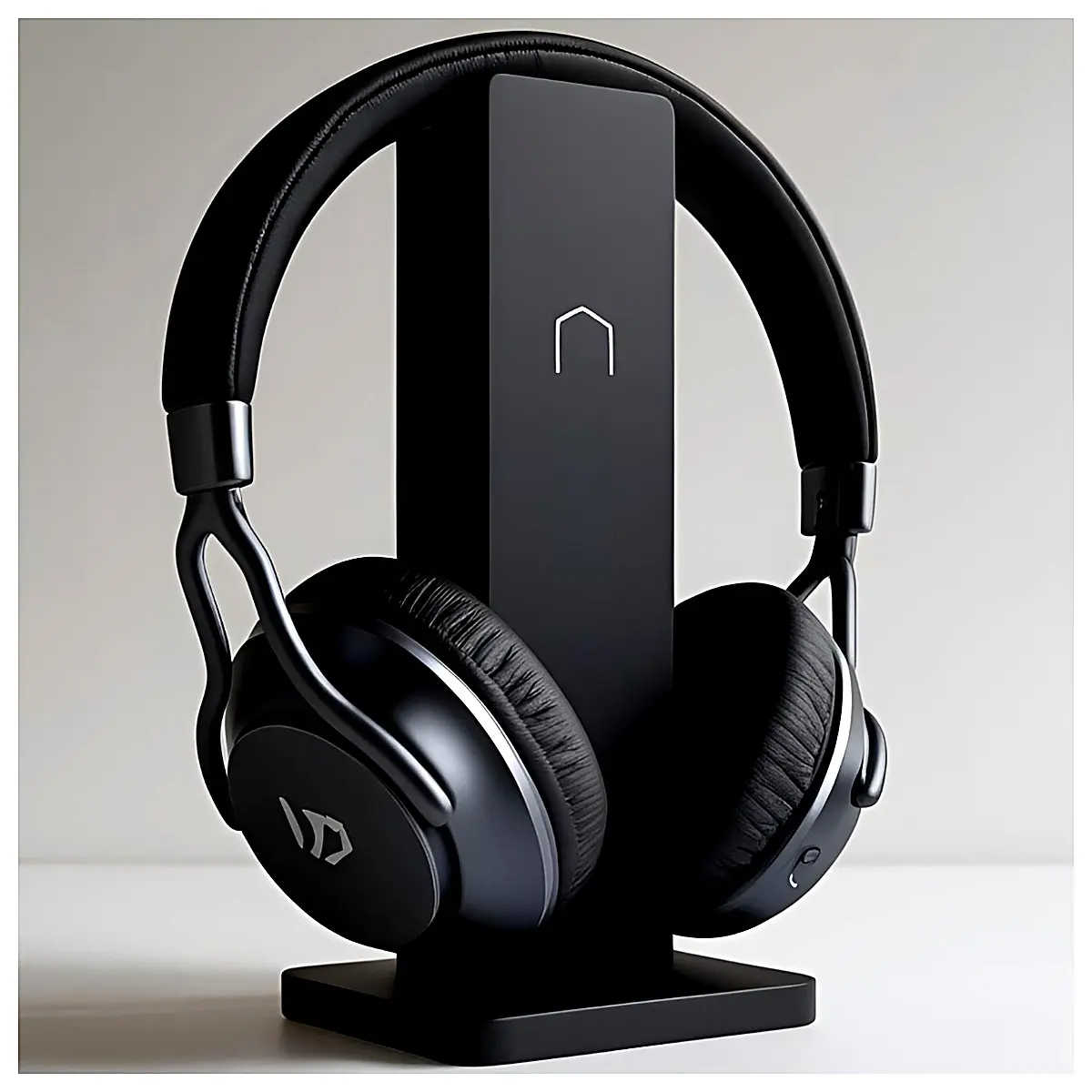Modern Minimalist Headphone Holder Phone Stand Desktop Clip Mobile Phone Holder Lazy Holder Phone Earbuds Stand Phone Headphone Stand