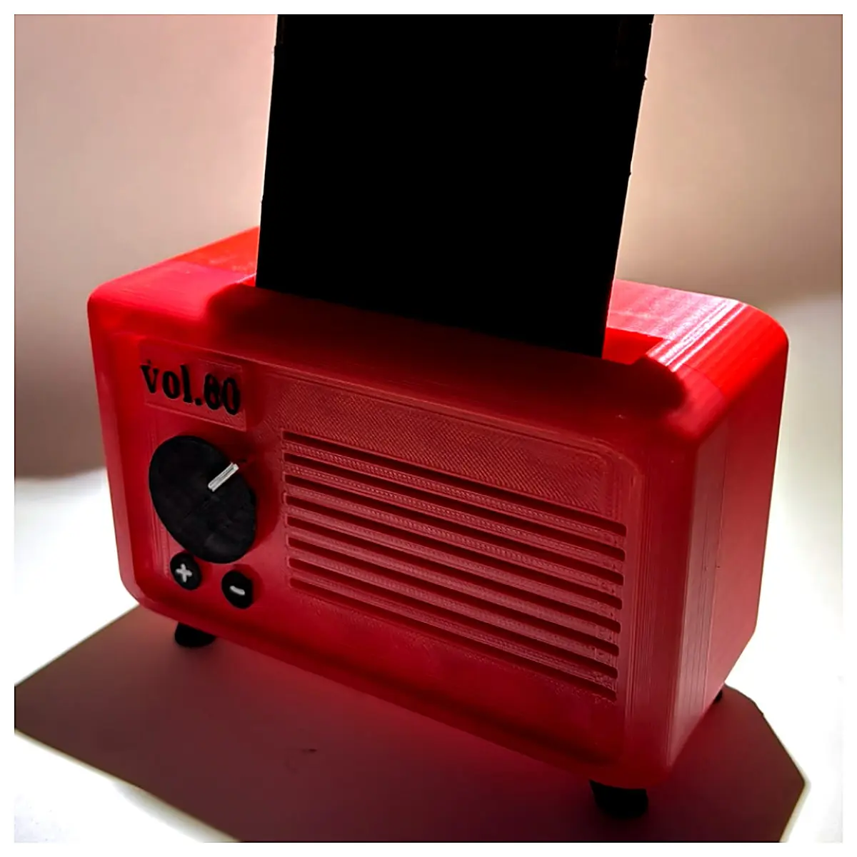 Music Box Phone Stand Desktop Holder Phone Stand Accessory Music Box Mobile Phone Support Stable Fixation 360 Rotation