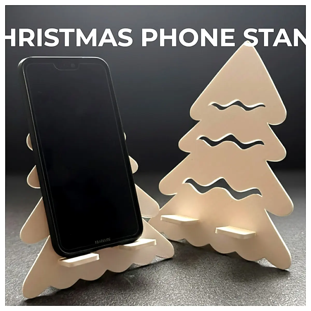 Christmas Tree Phone Holder Festive Decoration Mobile Stand TV Mount Christmas Gift Phone Stabilizer