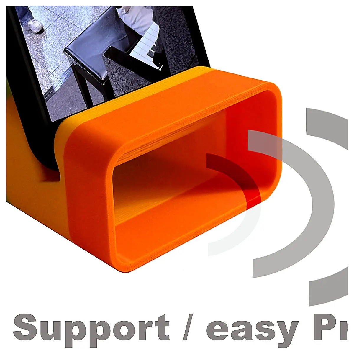 Phone Holder Stand Amplifier Large Capacity Mobile Phone Clip Stabilizer 360 Rotation Desktop Car Mount Phone Holder Suitable for All Phones
