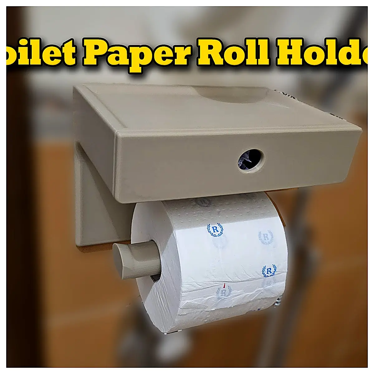 Bathroom Smart Toilet Paper Holder Storage Box Towel Rack Shelf Organizer Bathroom Organizer Proof Storage Kitchen Storage