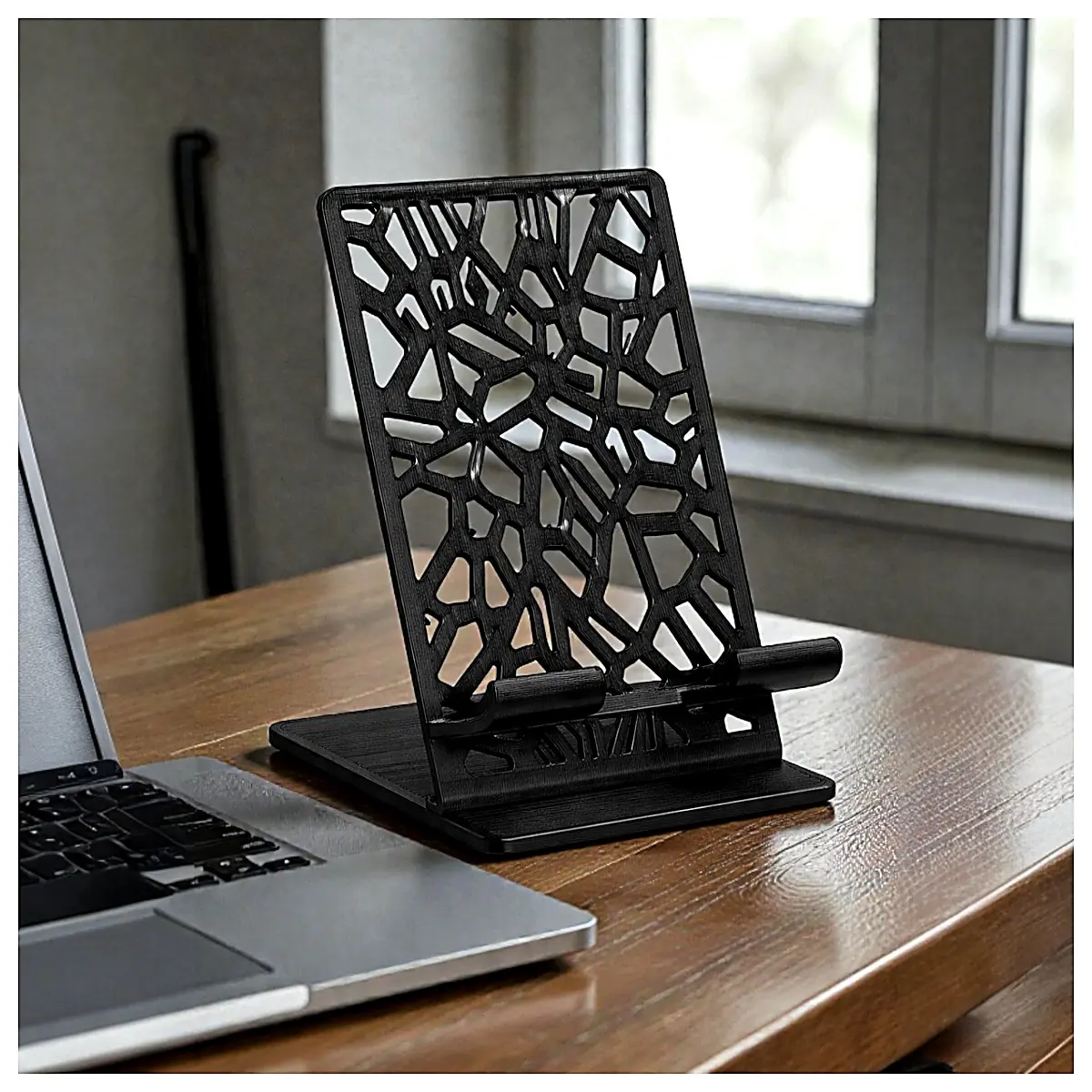 Phone Stand Mobile Holder Grid Stand Adjustable Desktop Support Phone Clip Accessory Holder