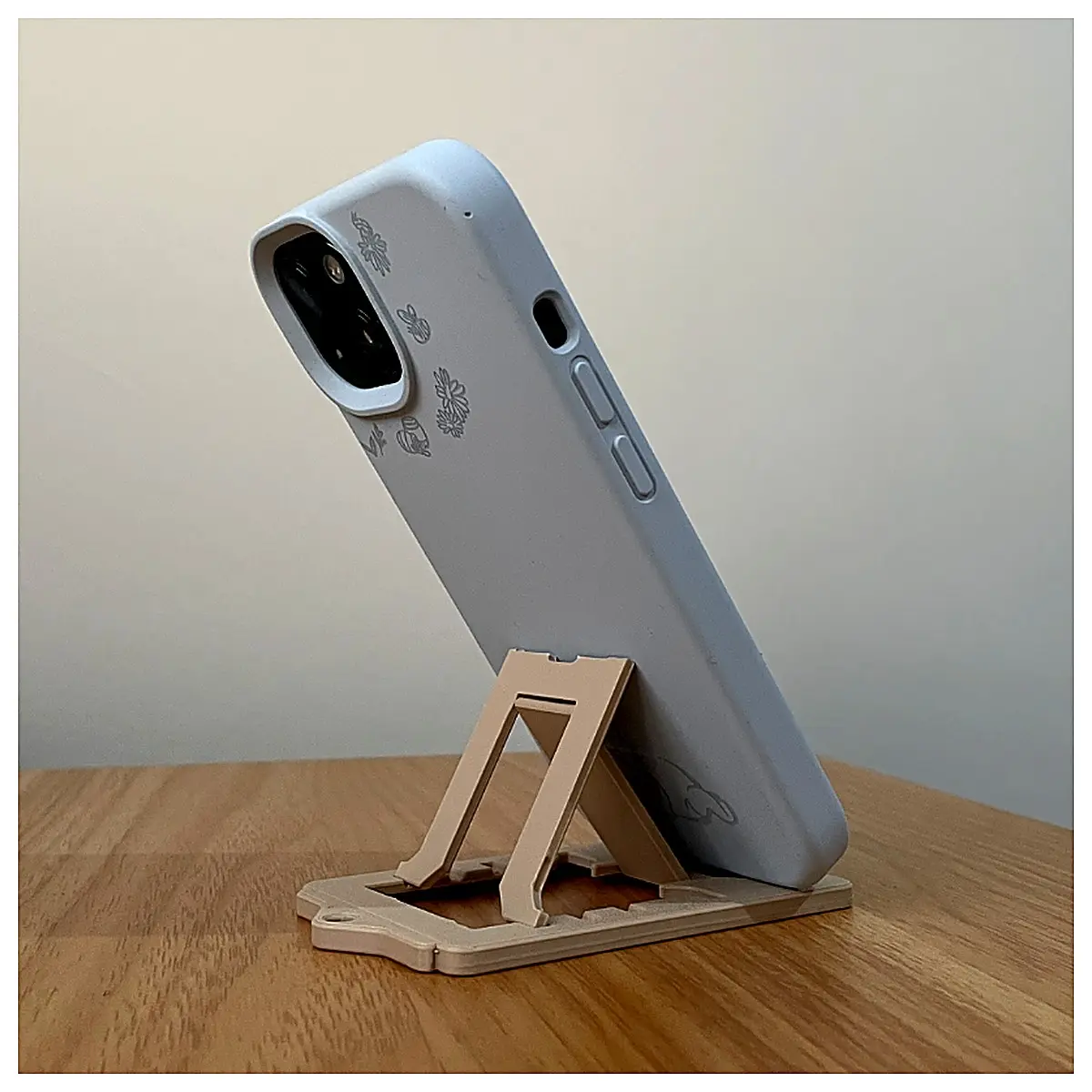 Foldable Card Holder Phone Stand Card Sleeves Protection Phone Holder Card Organizer Phone Stand Accessories Office Learning Essential
