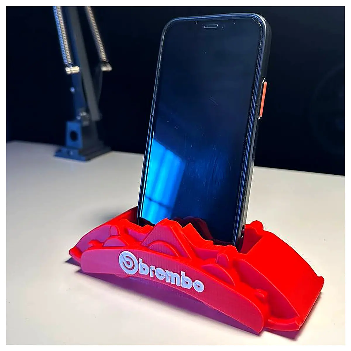 Brembo Brake Caliper Phone Mount Car Frame Holder Phone Bracket Clip Vehicle Accessory Support