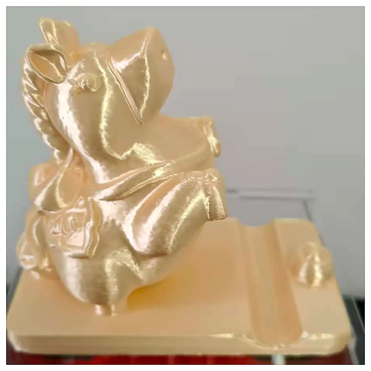 Rich Gold Bile Smartphone Holder Wealthy Horse Gelatinous Support Stand Desktop Car Mount Stable Phone Support Phone Accessories