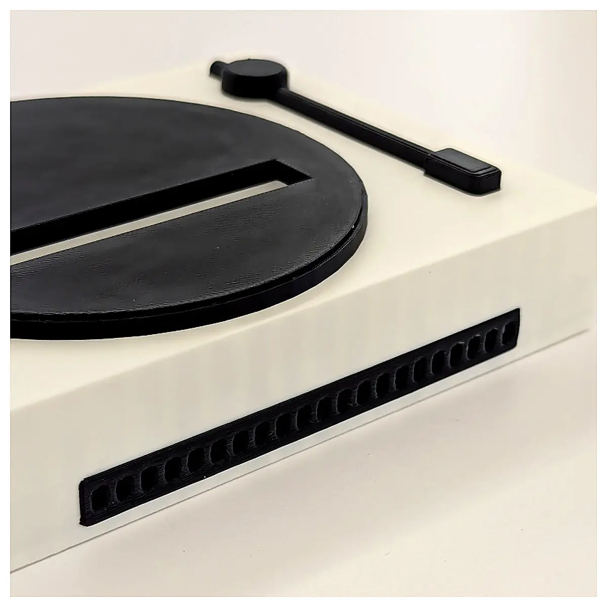 Turntable Phone Stand Holder Vinyl Record Accessory Player Support Desktop Mount Music Lover Gear