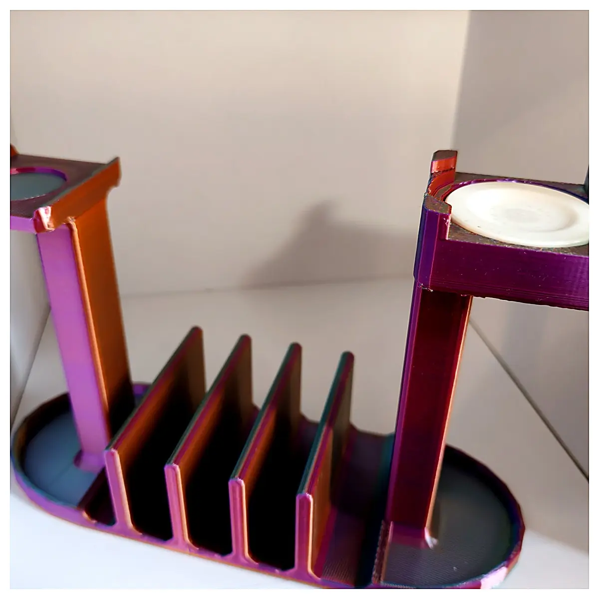 Mobile Phone Watch Holder Stand Phone Stand Phone Foot Phone Storage Box Phone Support Compatible with All Phones Desktop Organizer