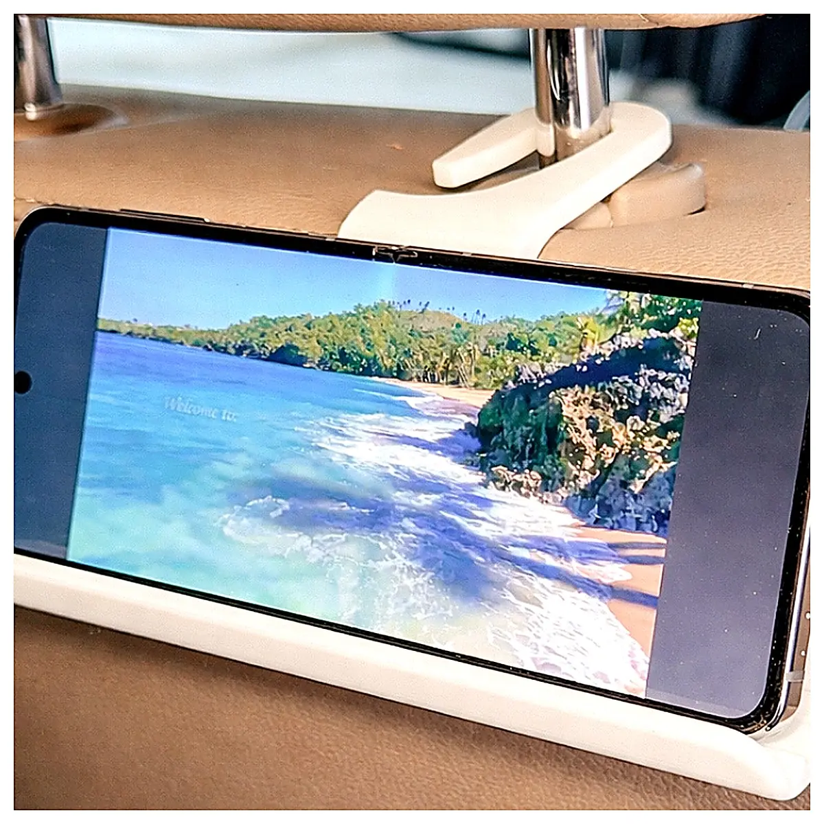 Car Headrest Phone Mount Holder Driving Hanging Bracket Mobile Phone Holder Holder Holder Car Accessories Driving Safety