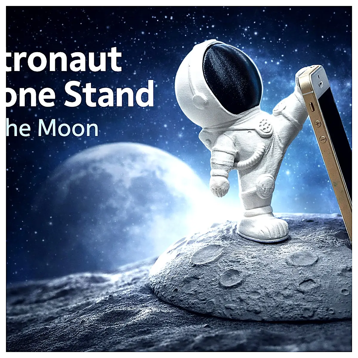 Astronaut Phone Mount Car Mount Desk Holder Dashboard Support Mobile Holder Accessories Navigation Support Auto Parts Phone Stand