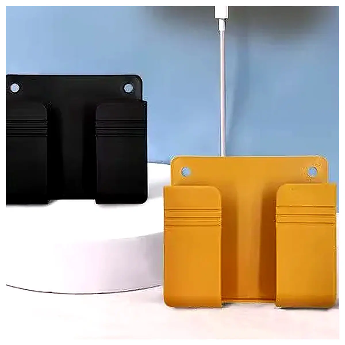 Phone Holder Stand Wall Mounted Charging Dock Mobile Accessory Organizer Desktop Phone Stand Phone Holder Parts Storage Rack Phone Support Charging St