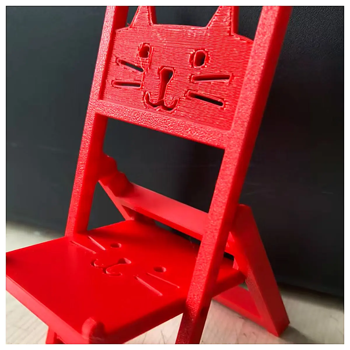 Folding Cat Chair Phone Holder Lazy Person Creative Stand Desk Holder Sofa Stand Mobile Phone Holder Lazy Stand