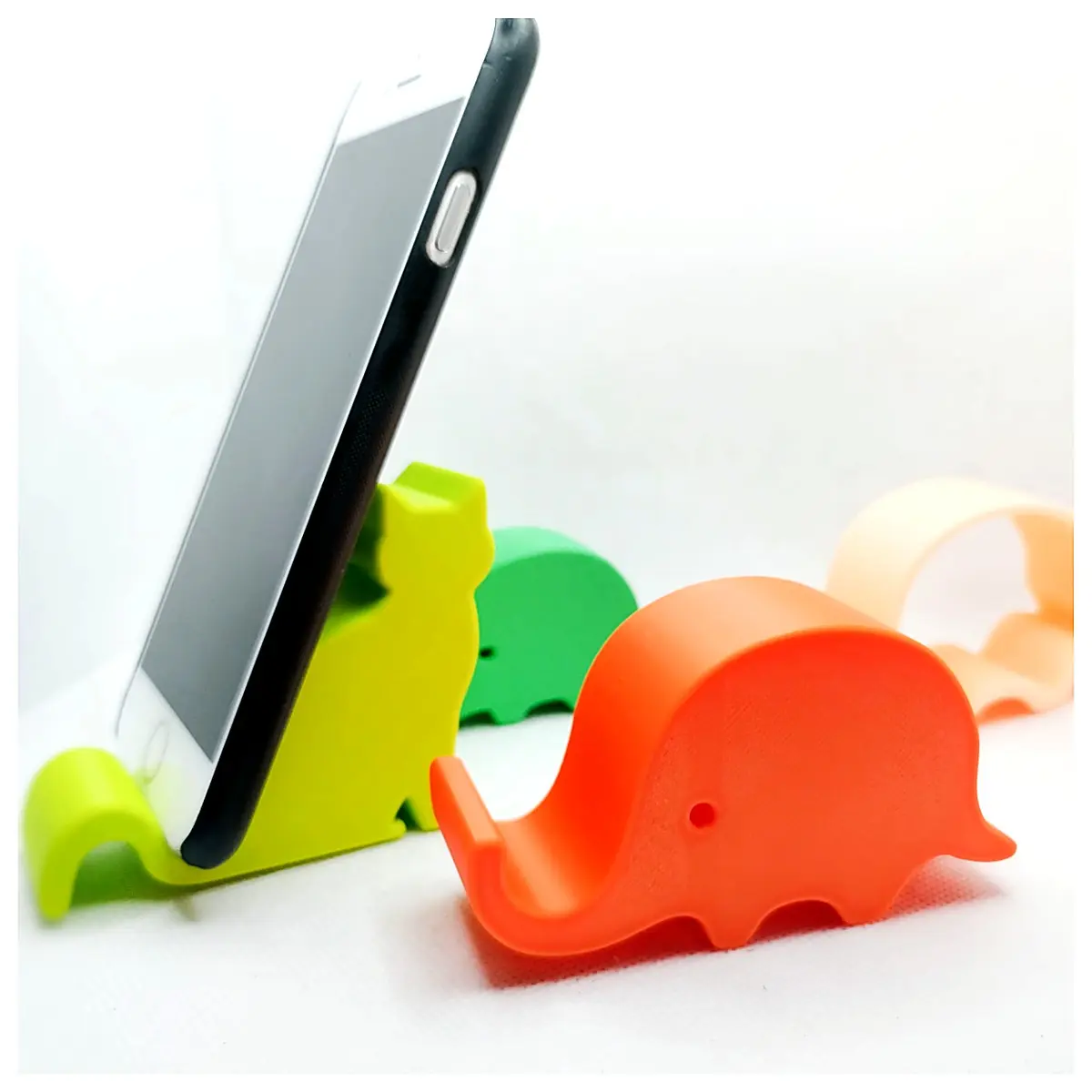 Animal Phone Stand Cute Elephant Stand Adorable Kitten Phone Holder Creative Phone Stand Desktop Stand Phone Stand Accessories Phone Stand Support