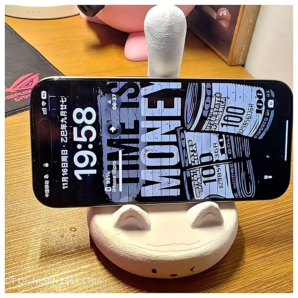 Cat Phone Stand Cute Animal Holder Mobile Phone Desk Stand 360 Rotation Support Smartphone Accessory Pet Holder
