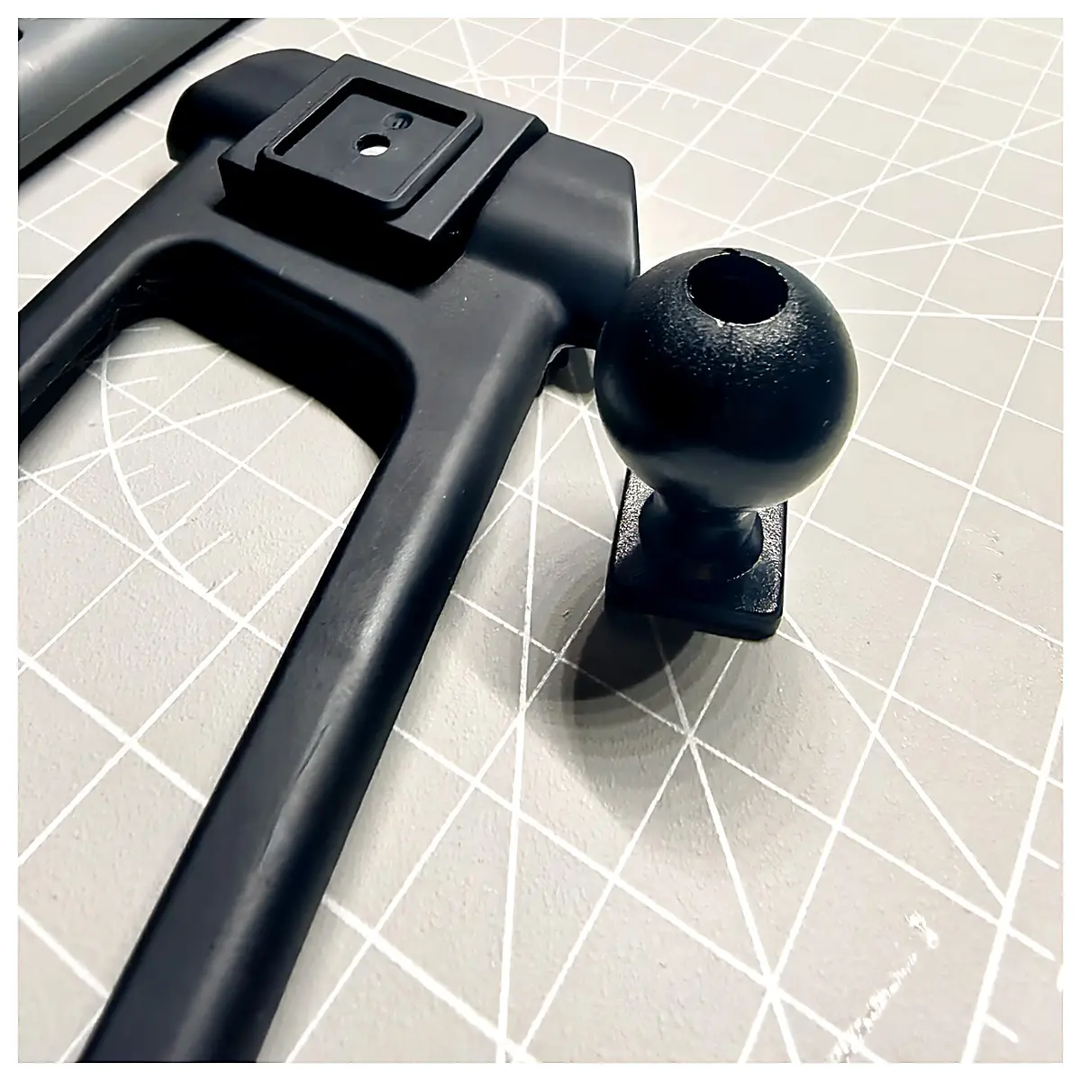 Car Phone Mount Ball Head Adapter Phone Mount Holder Mobile Mount Accessory Auto Mount Phone Holder Installation Car Parts