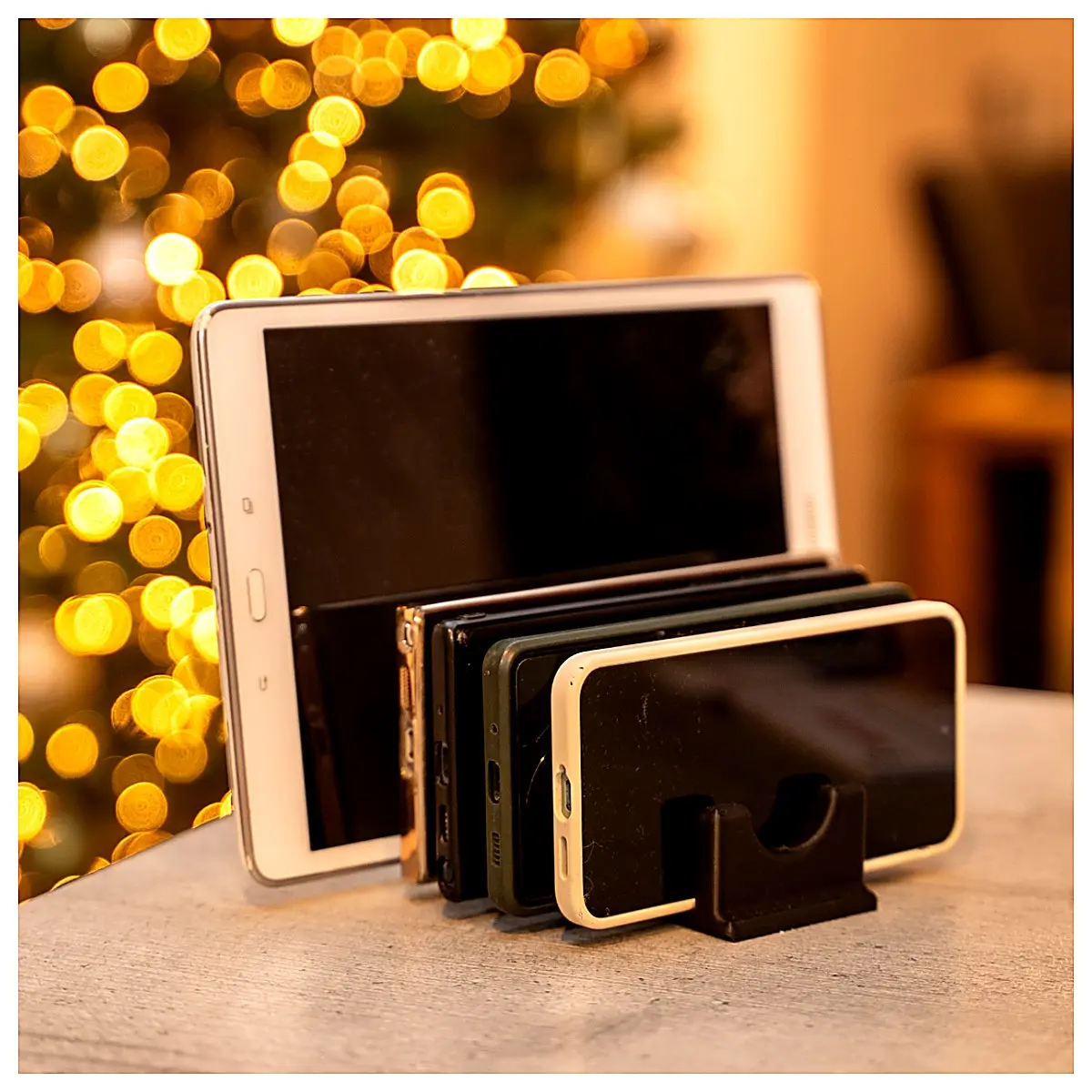 Multi Device Stand Phone Tablet Holder Phone Stand TV Stand Desktop Organizer Mobile Device Support Tablet Stand Accessories