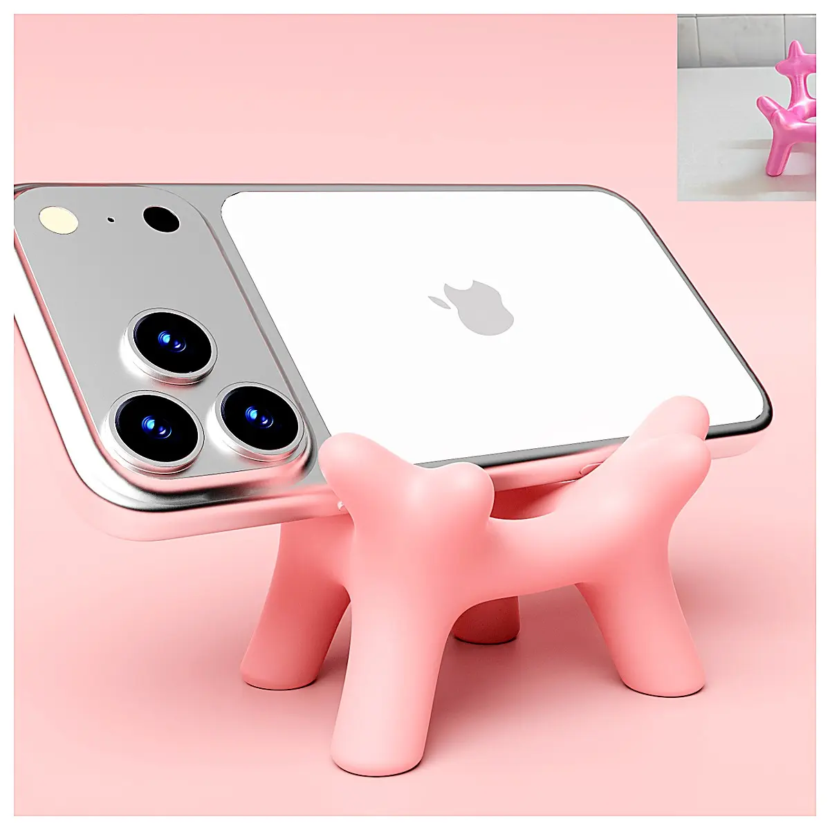 Cute Small Stool Phone Holder Mobile Phone Stand Desk Holder Phone Support Lazy Seat Phone Stand Creative Holder