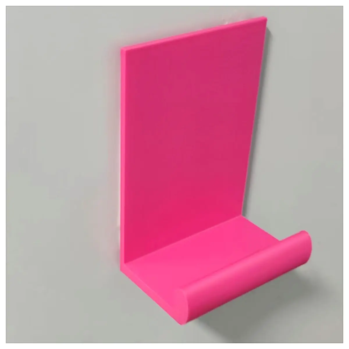 Bathroom Wall Phone Holder Simple Quick Toilet Accessory Phone Stand Holder Wall Mounted Shelf Toilet Accessories