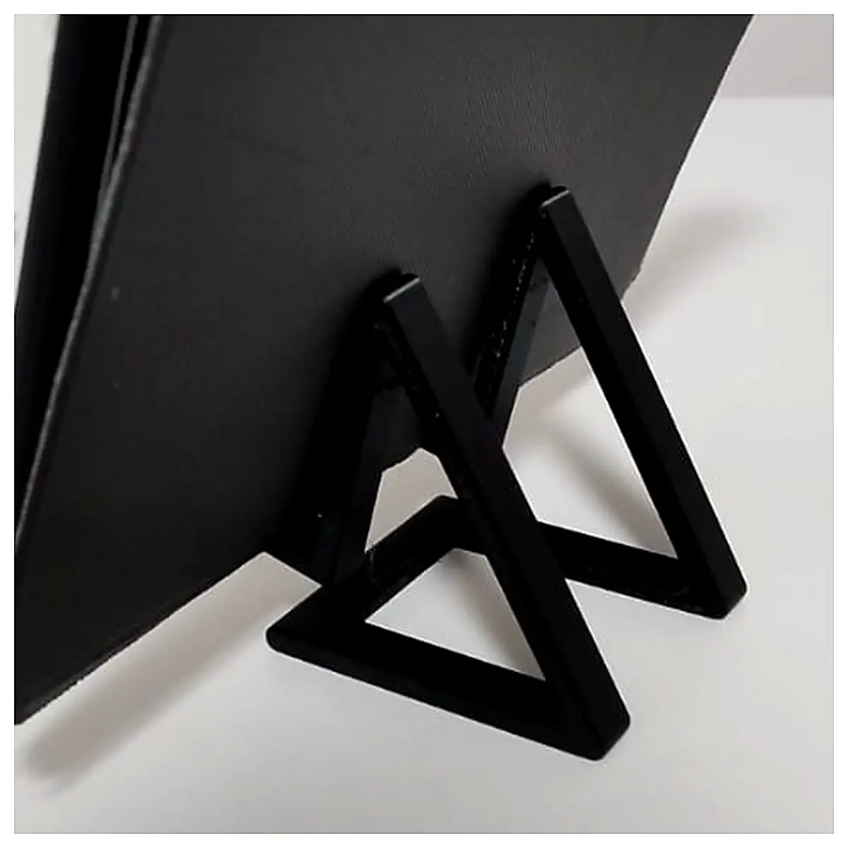 Phone Tablet Stand Black PLA Holder Mobile Stand Desktop Stand Phone Stand Accessories Support Adjustable Angle Office Learning