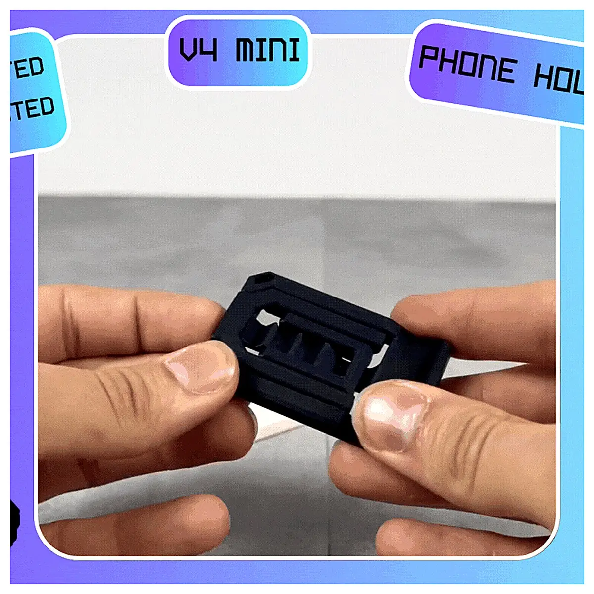 Phone Holder V4 Mini Version Phone Mount Holder Car Phone Stand Desk Phone Accessory Mobile Holder Bracket Support