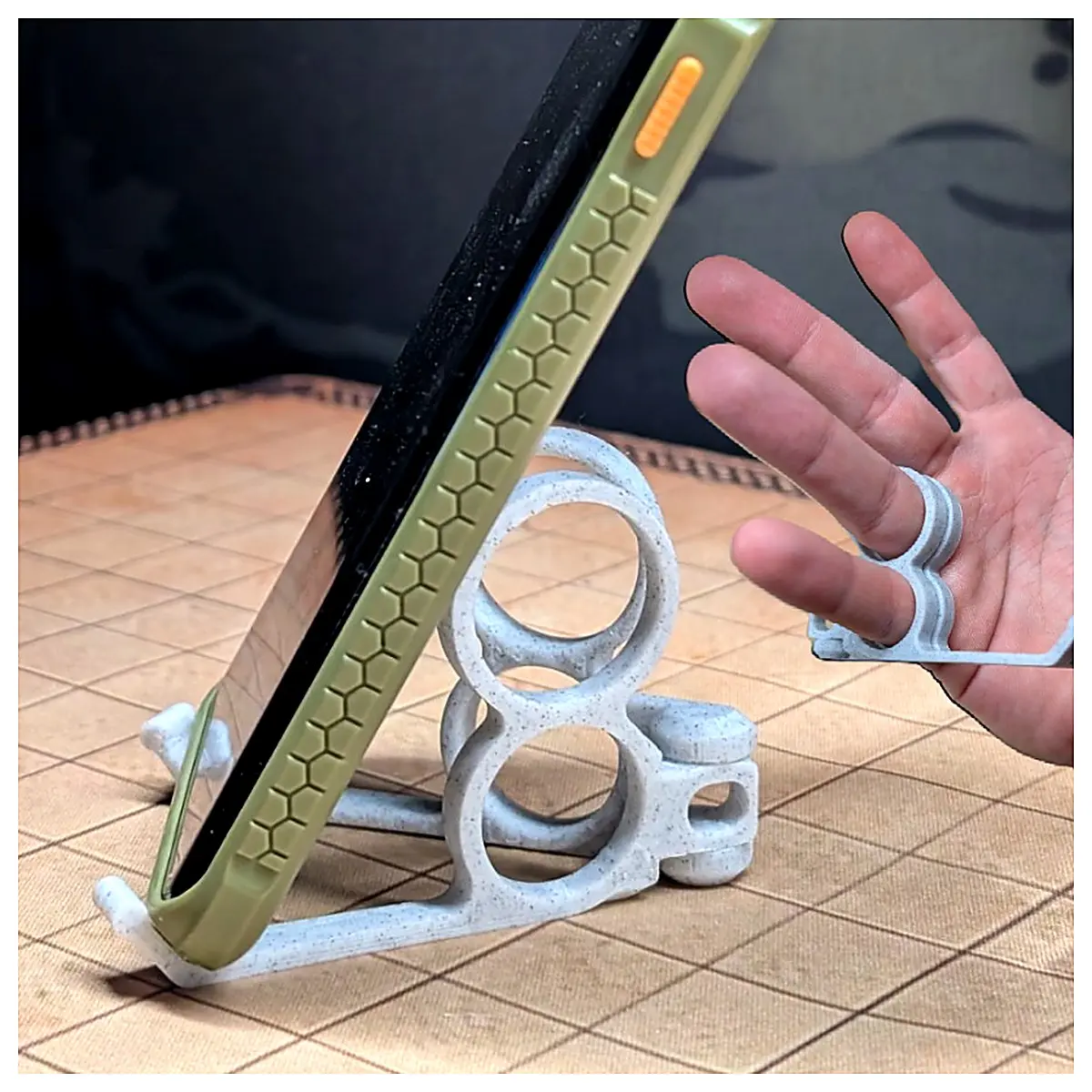 Phone Stand Lazy Dual Use Handheld Desktop Holder Phone Stand Accessory Holder Bracket Support