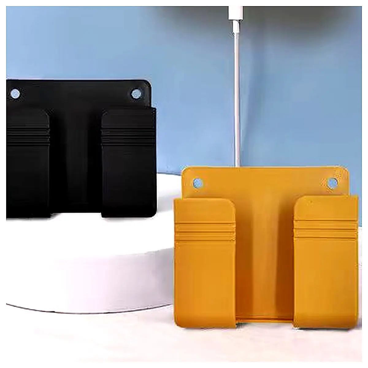 Phone Holder Wall Mount Charging Stand Organizer Shelf Phone Accessories Charging Holder Desktop Stand Holder Mobile Phone Holder