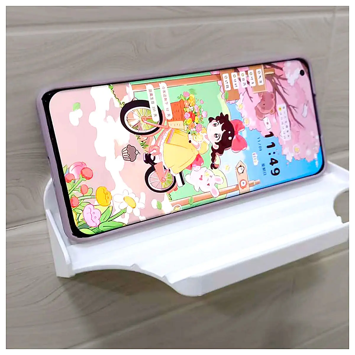 Bathroom Phone Holder Mobile Accessory Unsupported Phone Partner Mobile Holder Bracket Phone Stand Phone Support