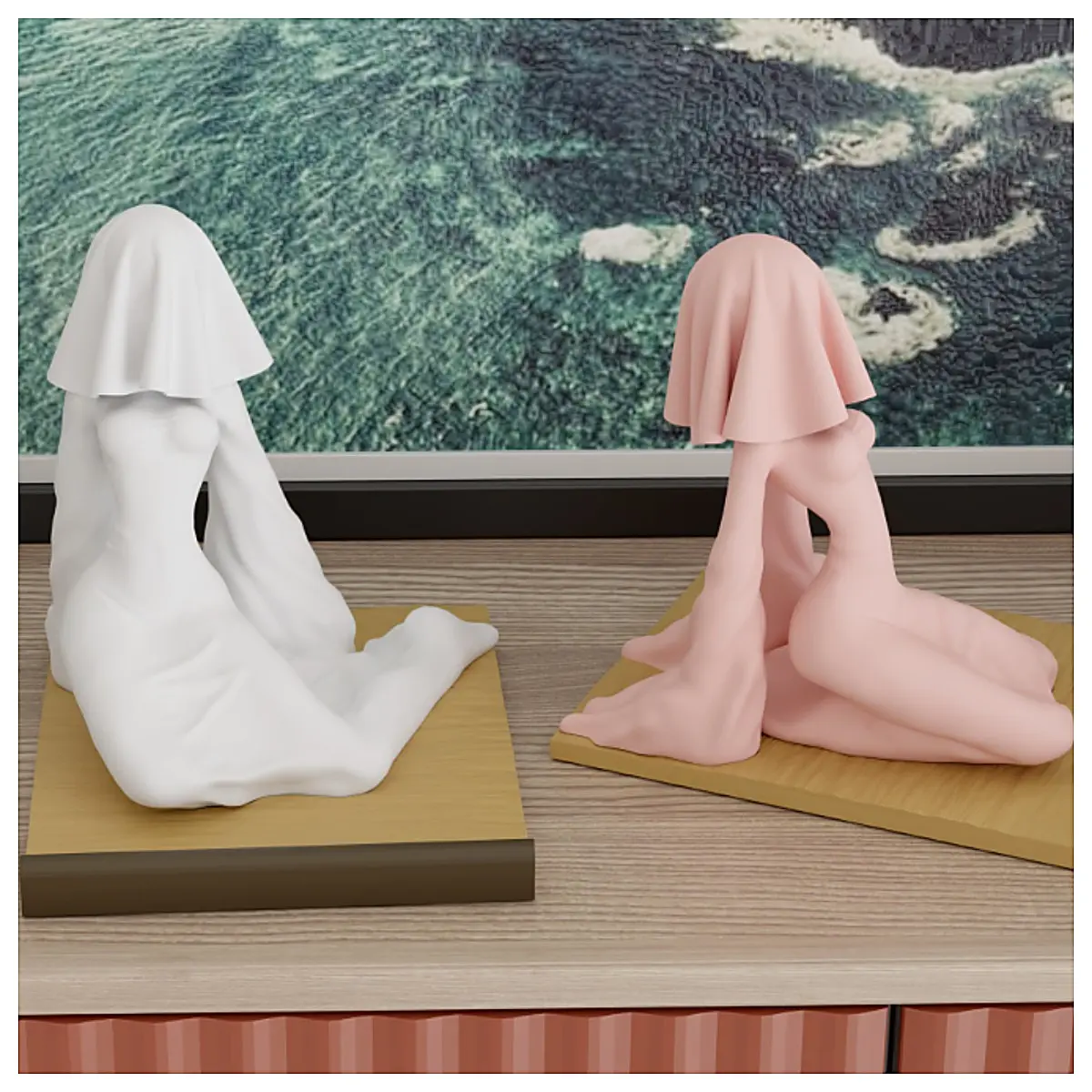 Ghost Girl Phone Stand Mobile Holder Phone Support Bracket Desktop Stand Car Mount Accessory Phone Stand Parts