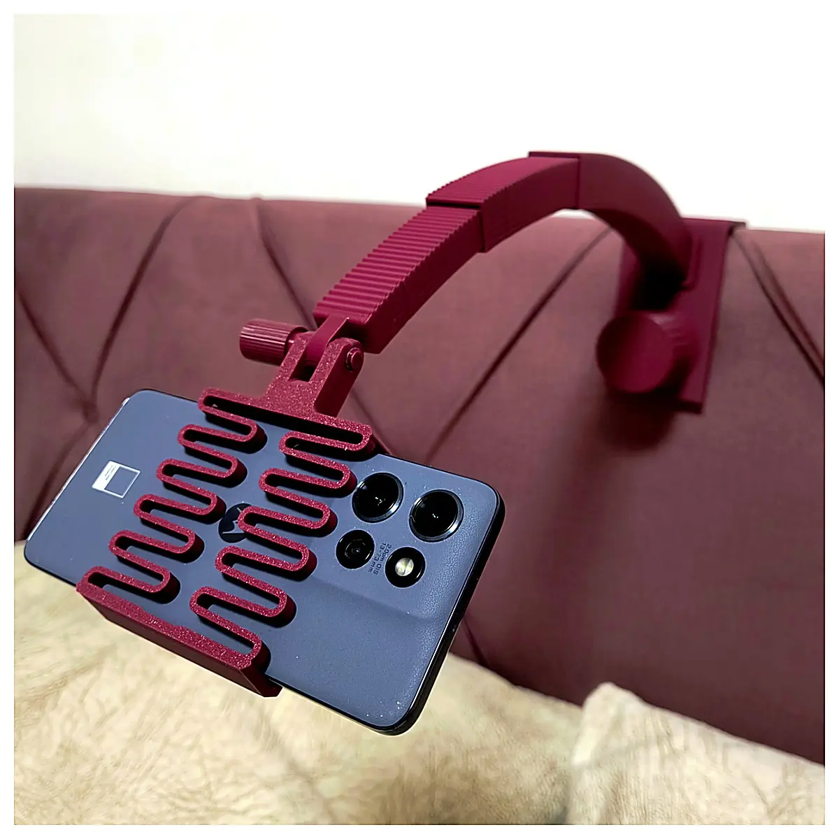Adjustable Bed Head Phone Holder Phone Stand Bedside Holder Mobile Stand Lazy Bed Head Stand Desktop Holder Sleep Stand Accessory