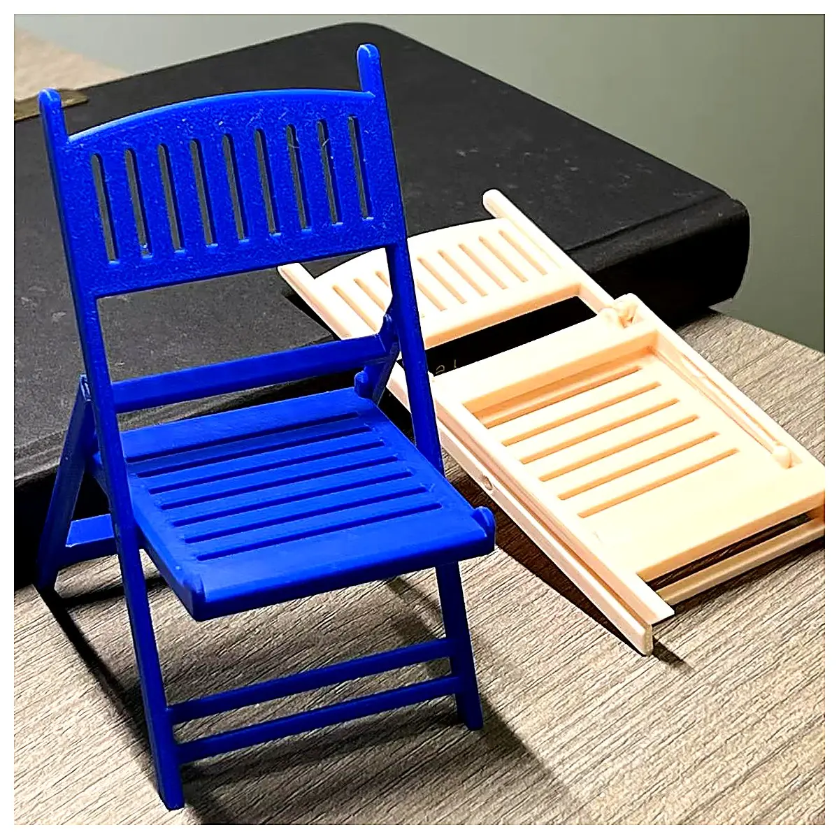 Folding Chair Portable Phone Stand Holder Desktop Phone Stand Mobile Holder Tripod Stand Outdoor Travel Accessory Emergency Stand