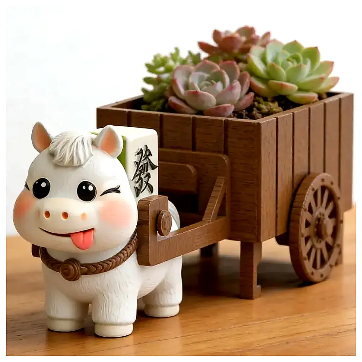 Immediately Come Wealth Lucky Cute Foal Toy Horse Simulation Small Horse Model Children Birthday Gift Cute Foal Accessories Plush Horse Toy