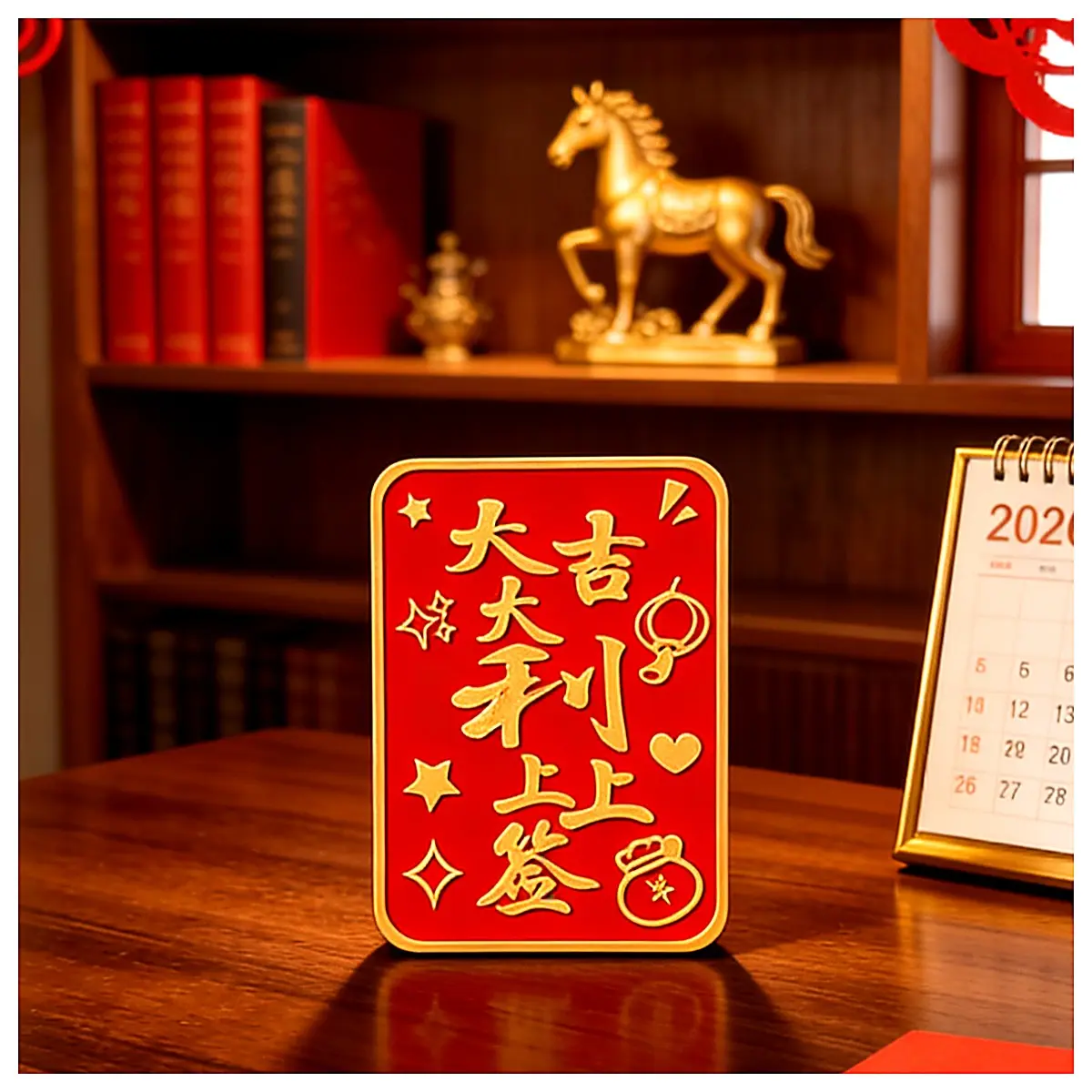 Ethereal Horse 2026 Year of the Horse Decoration Horse Figurine Horse Sculpture Horse Model Horse Art Piece Festival Gift Collectible