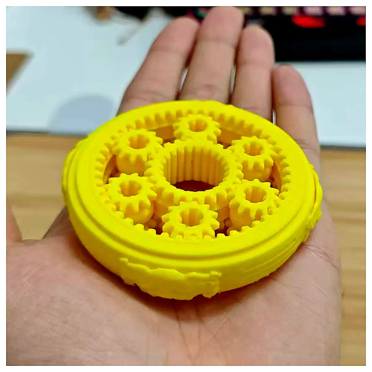 Planetary Gear Gyroscope TA3 Scale Finger Pressure Release Spin Toy Puzzle Fun Balance Training Smooth Gears