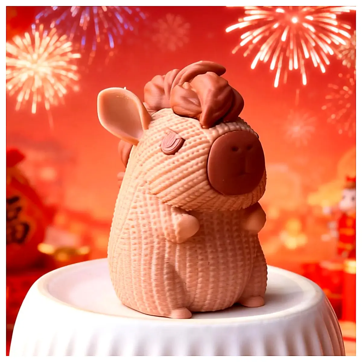 2026 Year of the Horse Zodiac Phone Stand Creative Phone Holder Horse Shaped Stand Phone Accessory Mount Lucky Year Gift