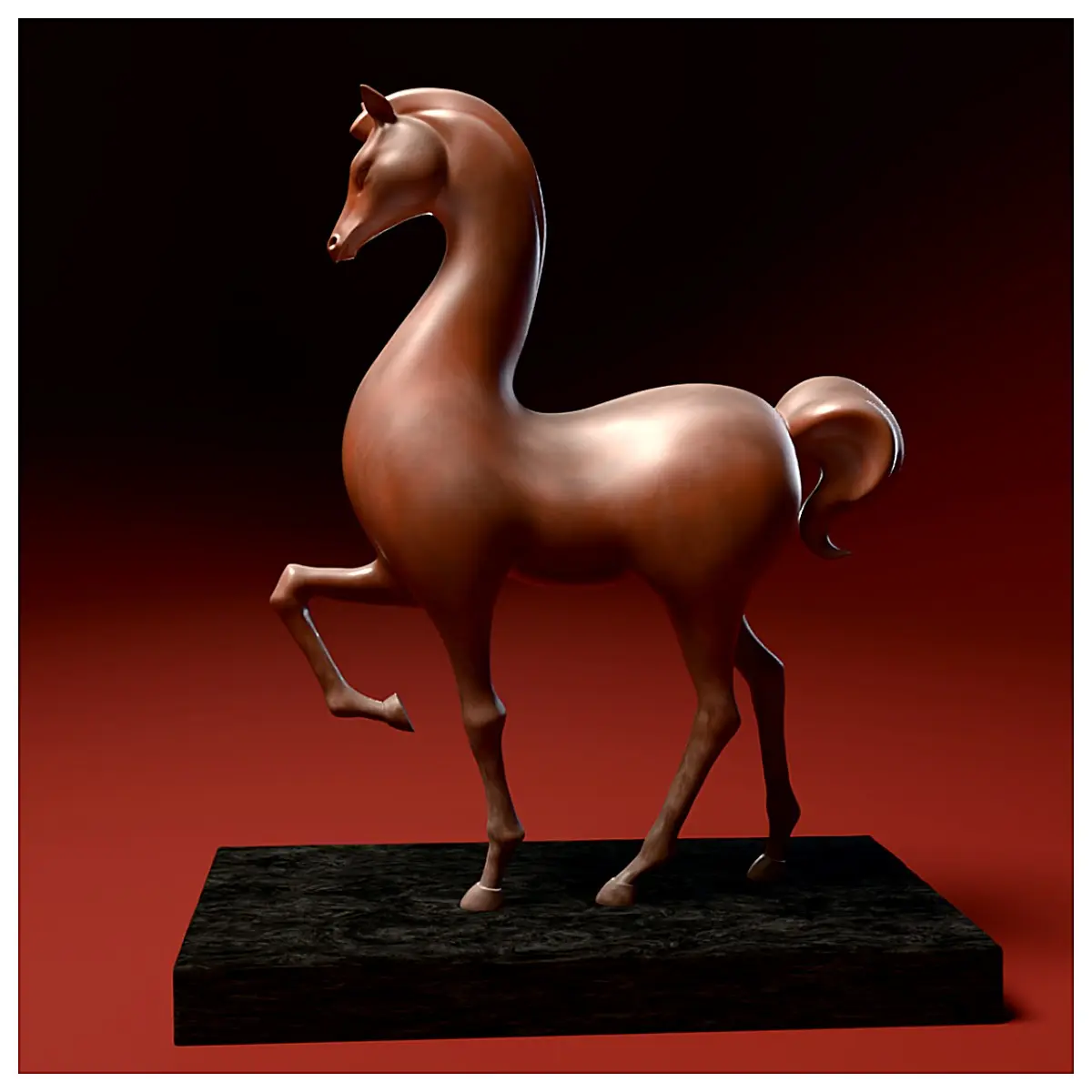 2026 Year of the Rabbit Spirit Horse Decoration Racing Horse Model Equine Figurine Horse Art Piece Horse Lovers Horse Collection