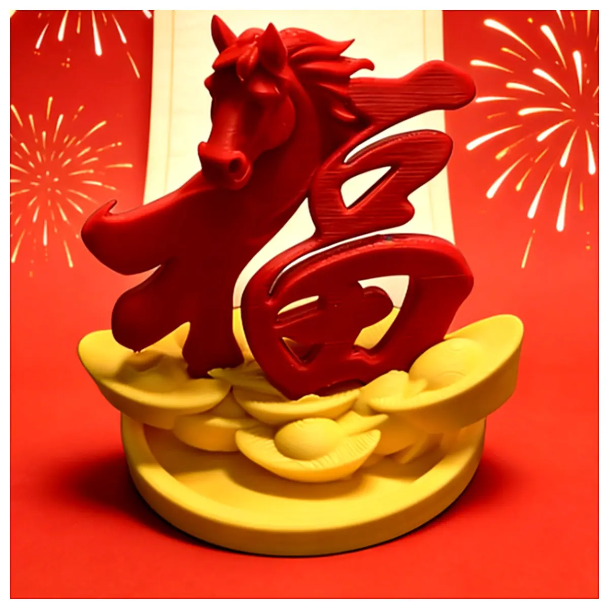 Immediately Come Wealth Lucky Little Horse Toy Horse Model Simulation Pet Toys Educational Toys Children Gifts Cute Accessories Playful Horse Par