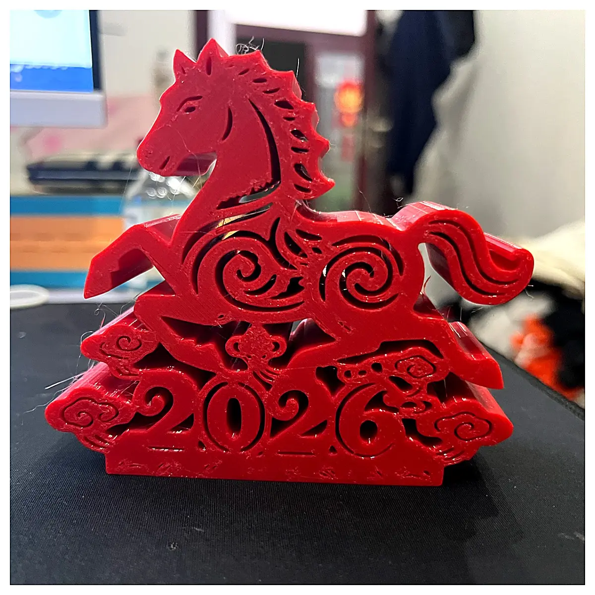 2026 Year of the Rabbit Spirit Horse Decoration Racing Horse Model Equine Display Piece Horse Art Sculpture Home Decor