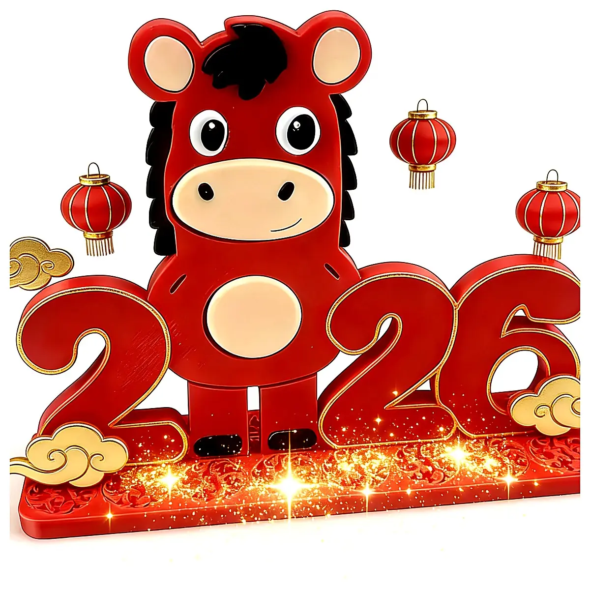 2026 Year of the Rabbit Spirit Horse Accessories Horse Equipment Racing Horse Parts Equestrian Supplies Riding Gear Enhance Horse Performance