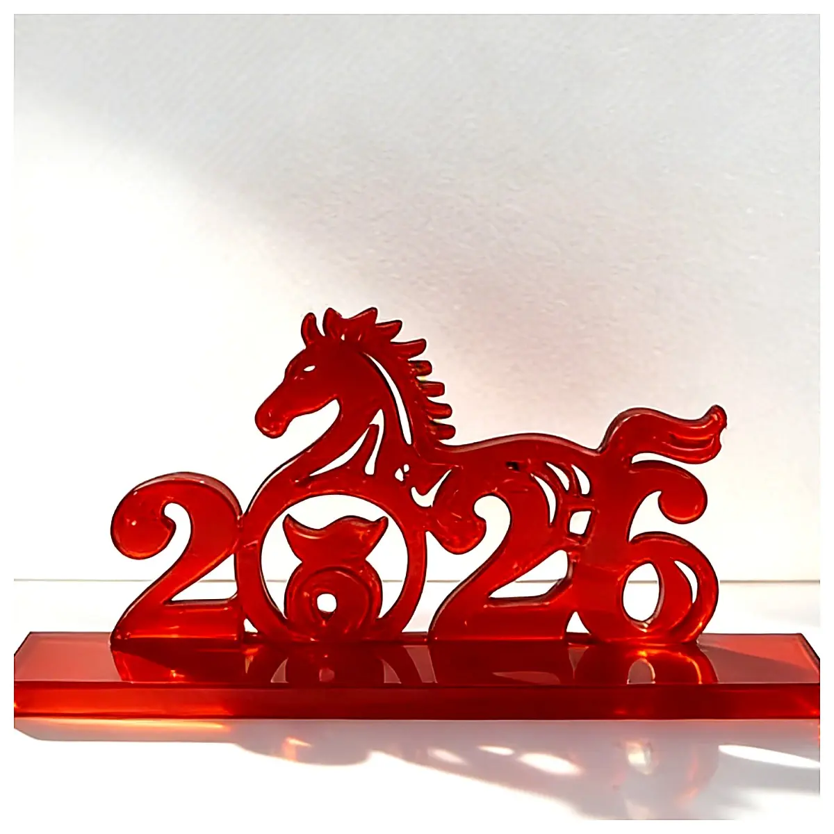 Ethereal Steed 2026 Year of the Horse Decoration Horse Figurine Horse Model Horse Sculpture Horse Art Piece Year of the Dragon Horse Collectible Gift