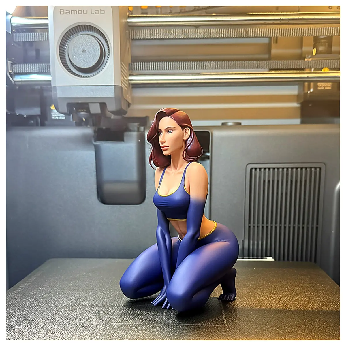 Squat Position Exercise Core Strength Shaping Fitness Workout Training