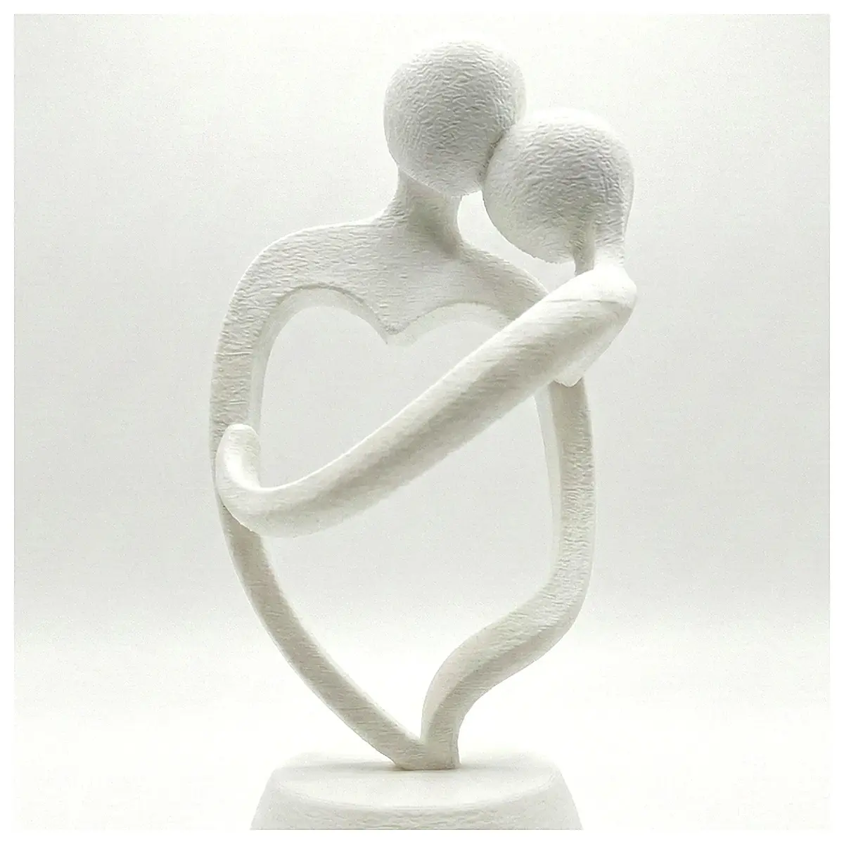 Couple Embrace Sculpture Romantic Gift Anniversary Present Sculpture Figurine Love Emotional Sculpture