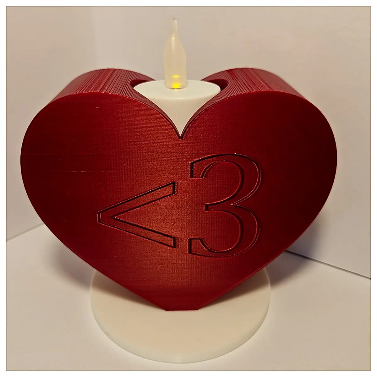 Shaped Candles Romantic Atmosphere Love Gift Sweet Decoration Wax Lights Festival Celebration