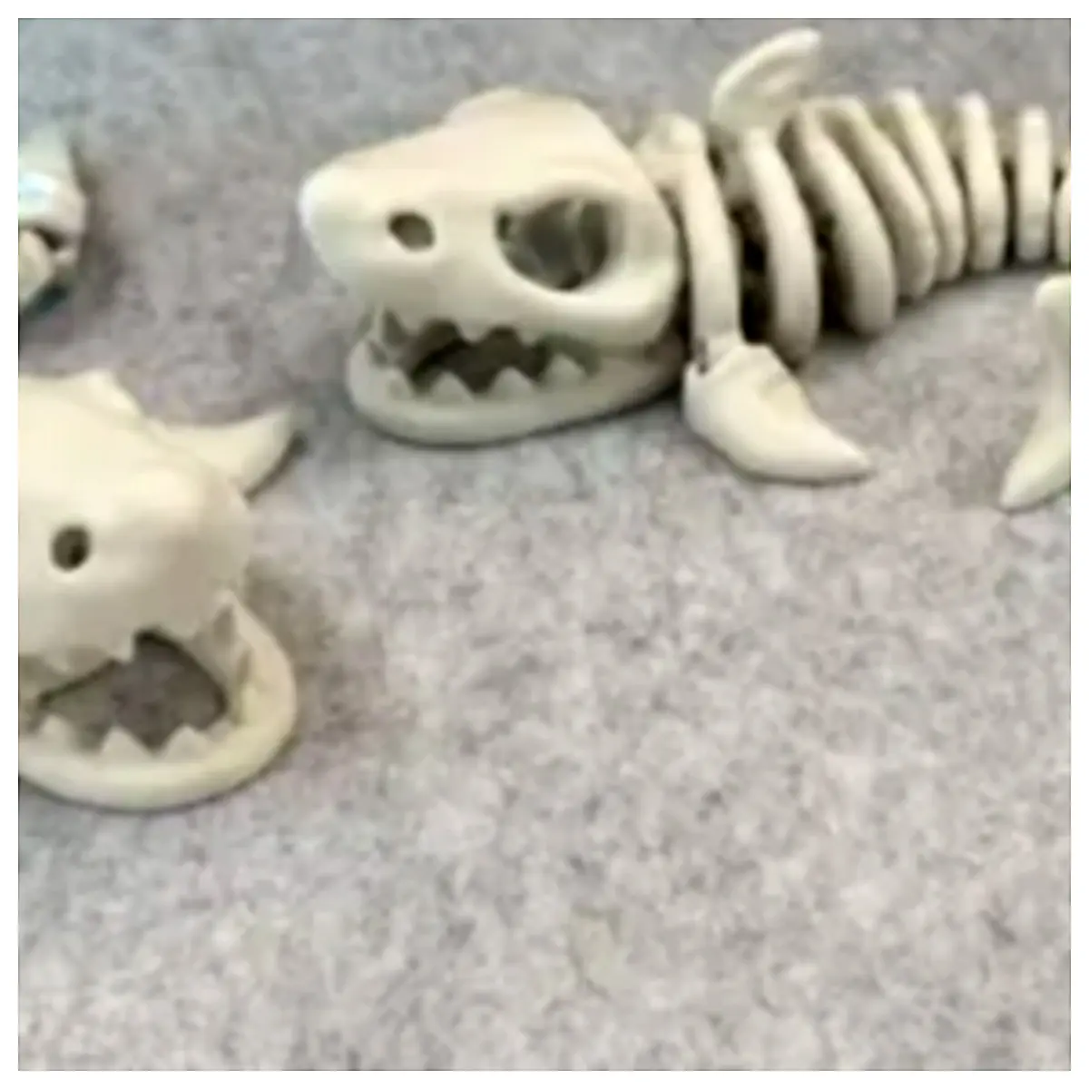 Articulated Skeleton Shark Toy Realistic Skeleton Model Educational Toy Aquarium Decoration Shark Figure Kids Learning Gift