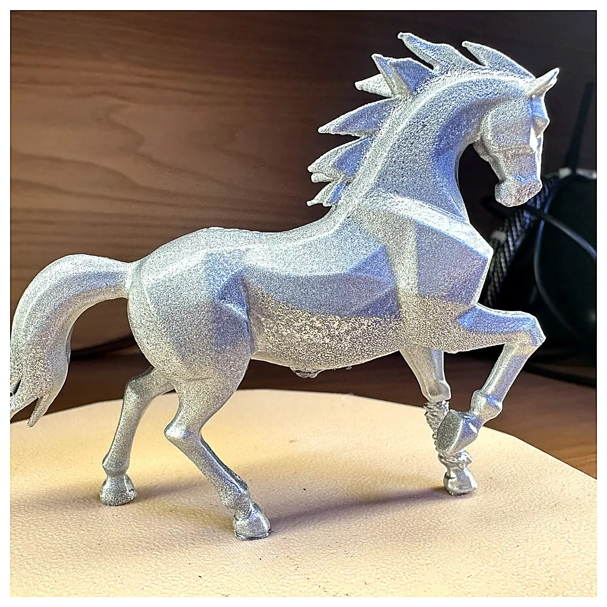Polygon Horse Model Toy Equestrian Figures Geometric Model Animal Toys Geometric Shapes
