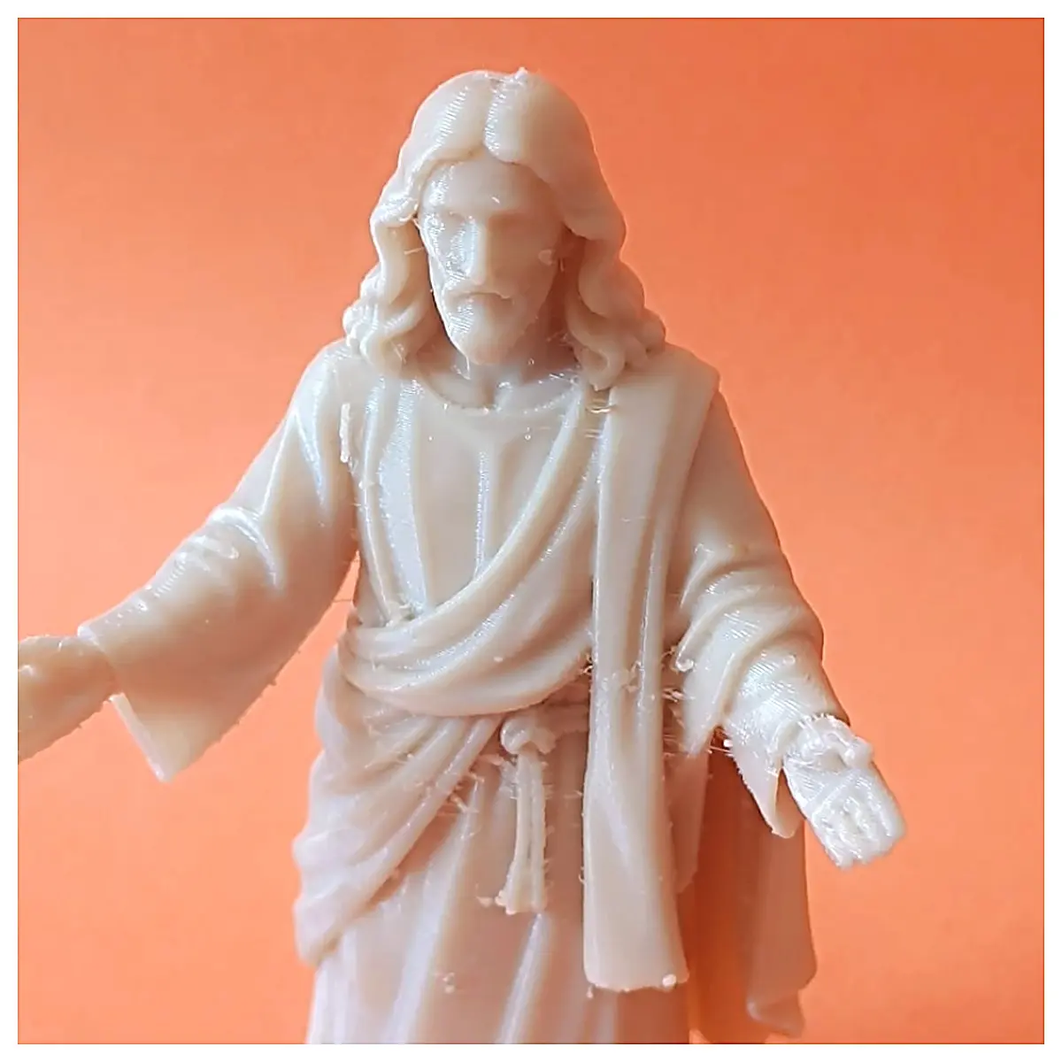 Holy Week Resurrection Jesus Blessing Statue Jesus Christ Easter Figure Religious Art Jesus Sculpture Easter Resurrection Memorial Religious Decor