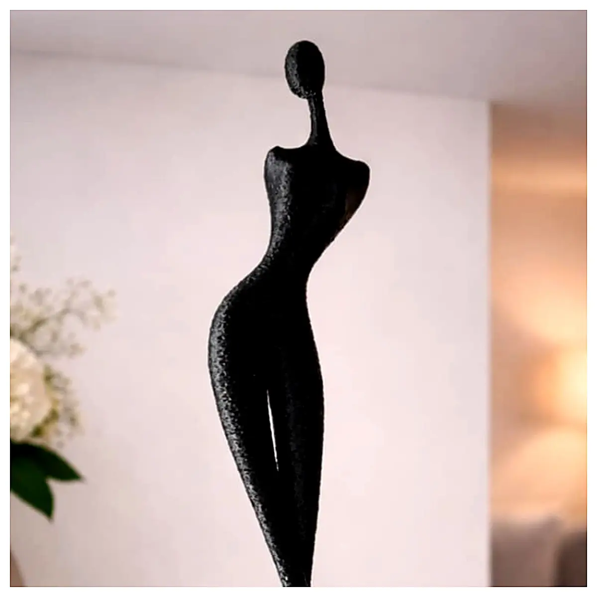 Abstract Female Sculpture Minimalist Figure Art Modern Decorative Statue Artistic Ornament Interior Decoration Sculptural Piece