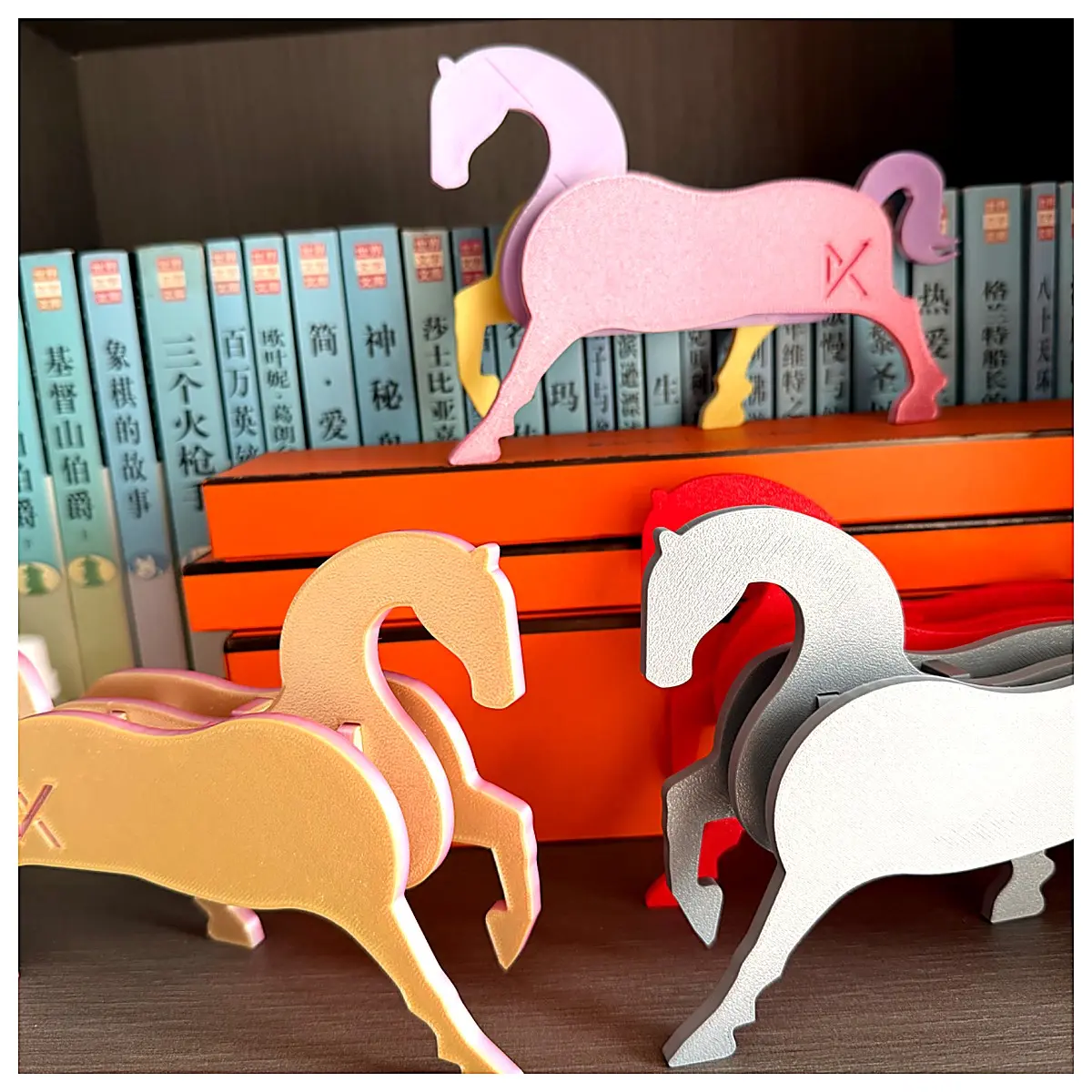 AXQ 2026 Year of the Horse Model Festival Decoration Collectible Lucky Symbol New Year Display Year Commemorative
