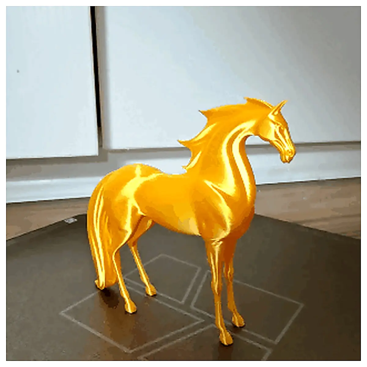 Beautiful Horse Model Toy Lucky Year of the Dragon Dragon Spirit Artistic Lines Children s Art Decoration Creative Gift Horse Collection