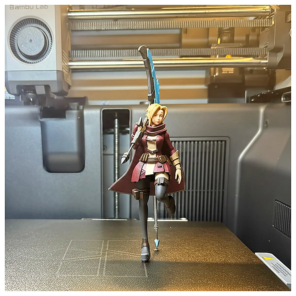 Handheld Female Model Toy Roleplay Battle Armor Scene Props Game Accessories Collection