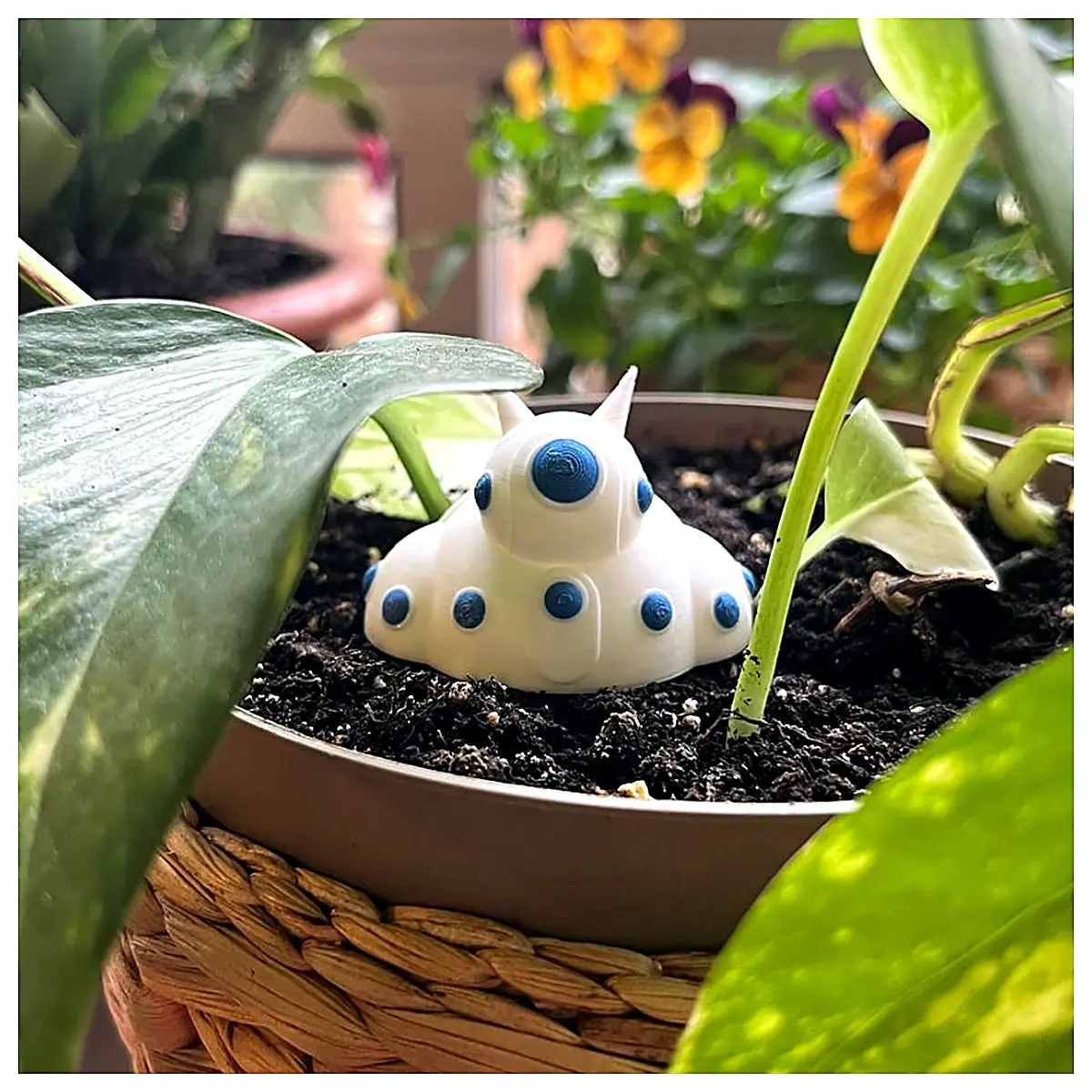 Namike Star Planter Pot Cactus Flower Container Decorative Flower Stand Indoor Garden Decoration Creative Home Ornament Suitable for Succulents